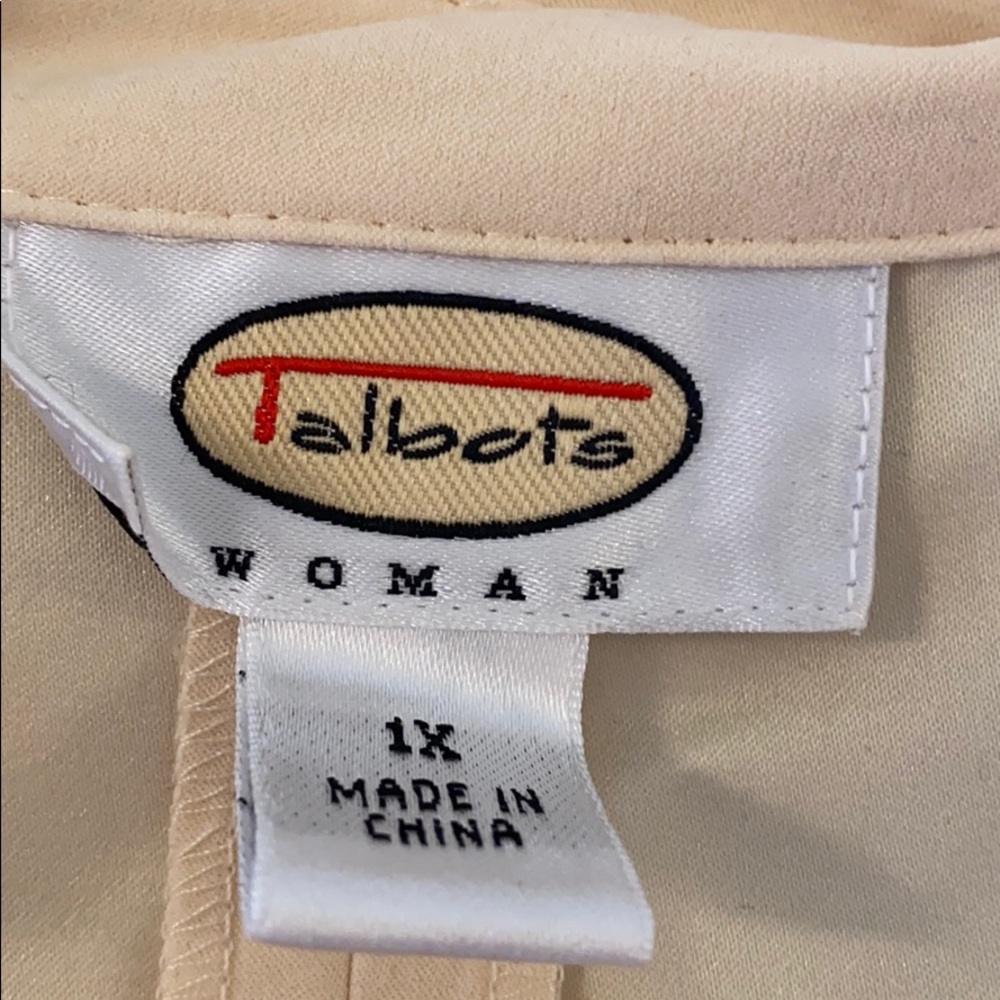 Talbots Buttercream Utrasuede Snap-front Shirt - Picture 3 of 6